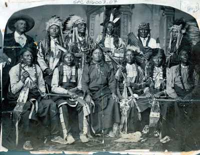 Делегация индейцев-лакота. Вашингтон 1877 год